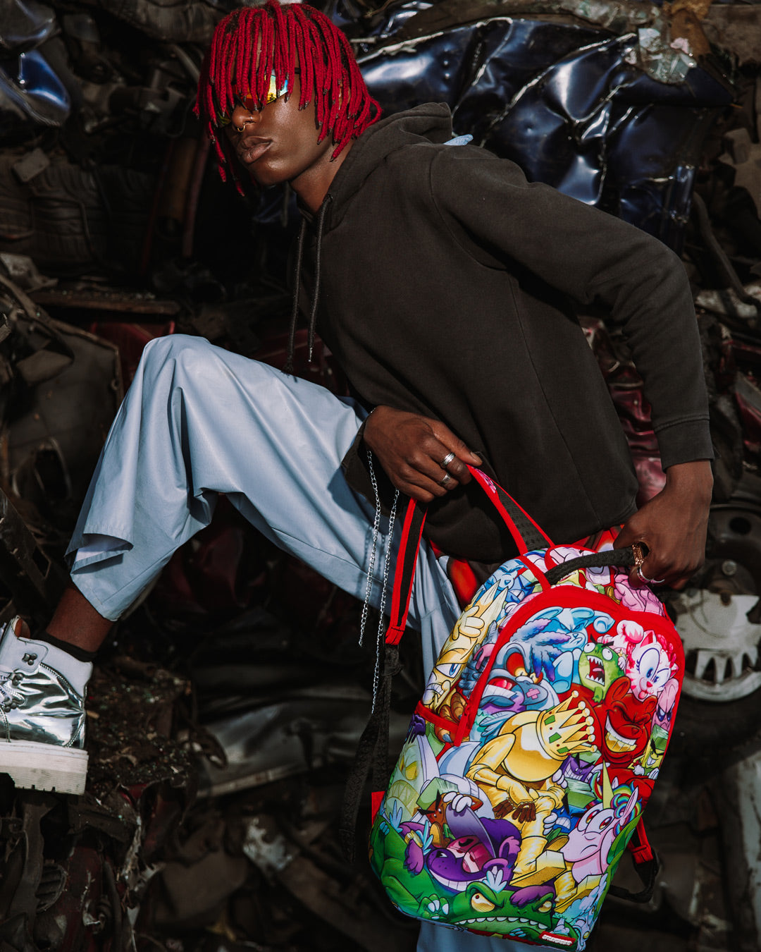 SMASHED SPRAYGROUNDERS BACKPACK
